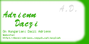 adrienn daczi business card